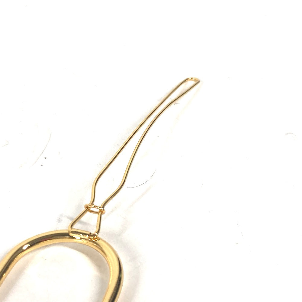 BURBERRY Valletta metal gold TB logo Women Used Authentic