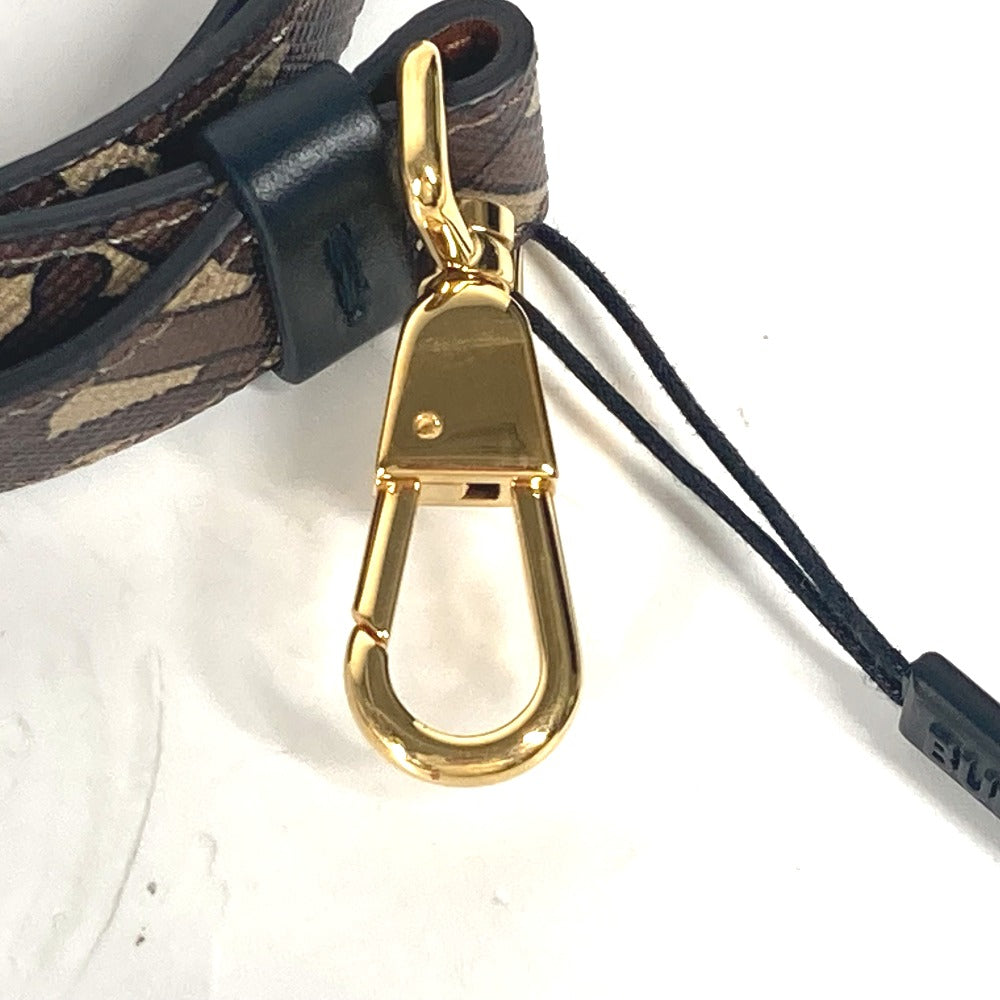 BURBERRY strap 8025468 leather Brown TB logo Women(Unisex) Used Authentic