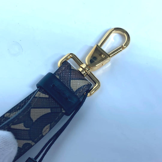 BURBERRY strap 8025468 leather Brown TB logo Women(Unisex) Used Authentic