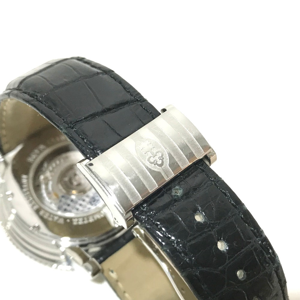 CORUM Watches Mechanical Automatic 983.201.20 Stainless Steel, Leather Belt Silver Classical GMT Silver dial mens Used Authentic