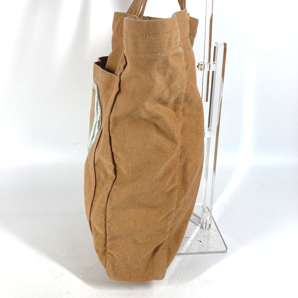 LOUIS VUITTON Tote Bag M95466 Canvas leather Brown That's Love LOVE Tote MM Women Used Authentic