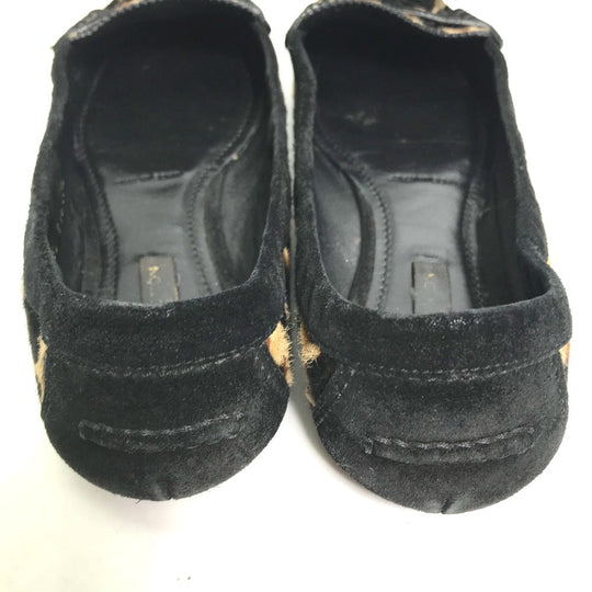 LOUIS VUITTON pumps Œ^”ԕs–¾ Harako Brown Tassel fringe Leopard leopard print leopard Women 35 Used Authentic