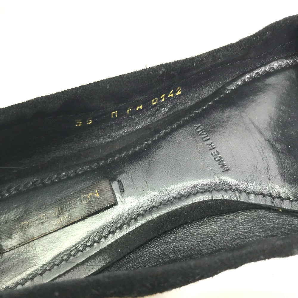 LOUIS VUITTON pumps Œ^”ԕs–¾ Harako Brown Tassel fringe Leopard leopard print leopard Women 35 Used Authentic