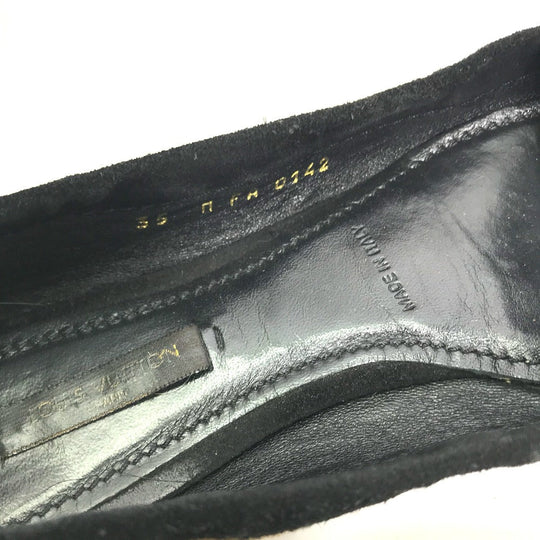 LOUIS VUITTON pumps Œ^”ԕs–¾ Harako Brown Tassel fringe Leopard leopard print leopard Women 35 Used Authentic