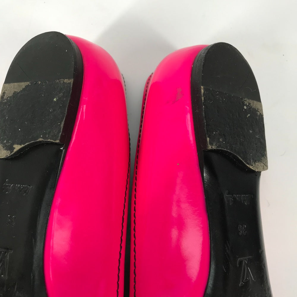 LOUIS VUITTON pumps leather pink Graffiti Rose Rose Rose Women 36 Used Authentic