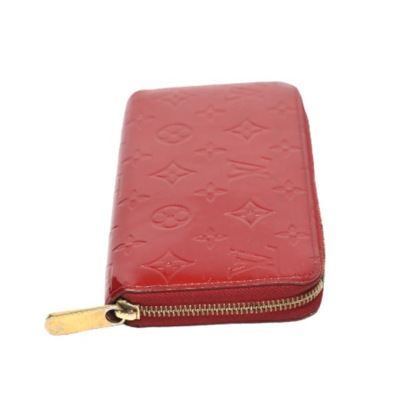 LOUIS VUITTON Long Wallet Purse M91981 Monogram Vernis Pomdamul Zip Around Vernis Zippy wallet Women Used Authentic