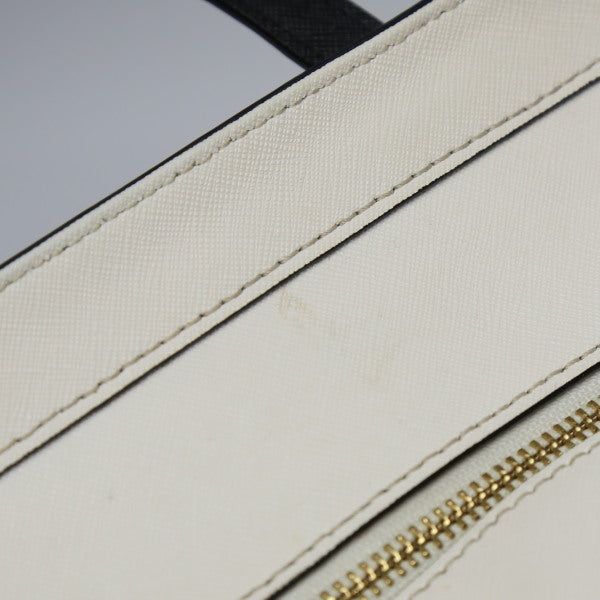 Kate Spade Tote Bag leather Black x cream kate spade Women Used Authentic