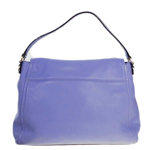 Kate Spade Shoulder Bag Calfskin, Leather blue Handbag 2WAY Women Used Authentic