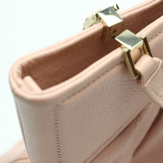 Kate Spade Handbag leather salmon pink Calfskin No strap Women Used Authentic