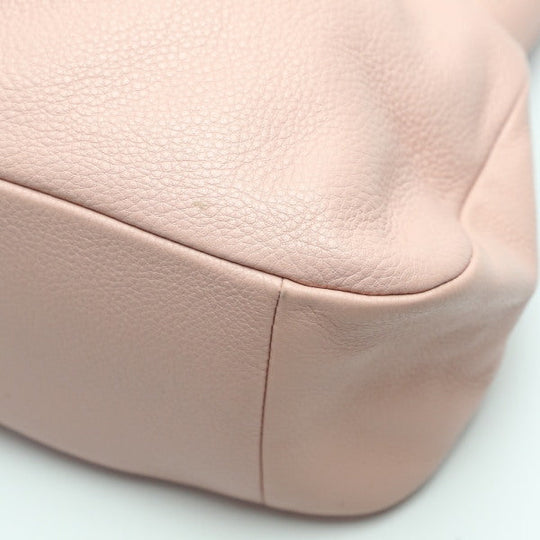 Kate Spade Handbag leather salmon pink Calfskin No strap Women Used Authentic