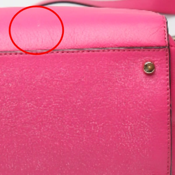 Kate Spade Handbag Calfskin, Leather pink Shoulder 2WAY Women Used Authentic