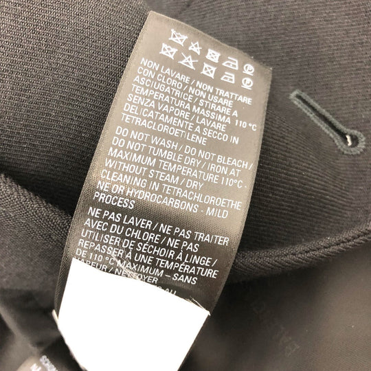 BALENCIAGA Jacket 571278 Cotton, Wool black single Black Basic Jacket Women 34 Used Authentic