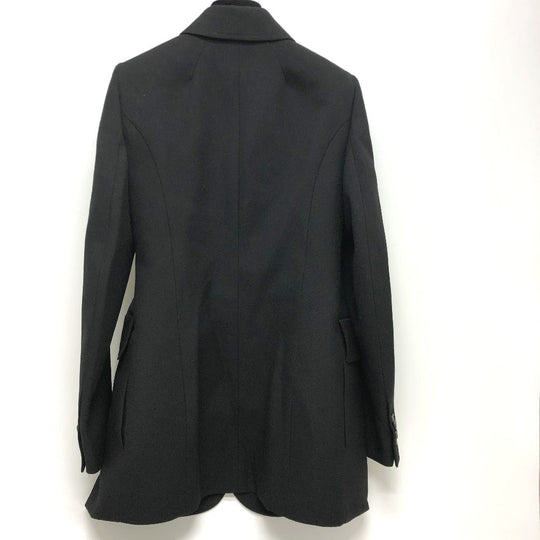 BALENCIAGA Jacket 571278 Cotton, Wool black single Black Basic Jacket Women 34 Used Authentic