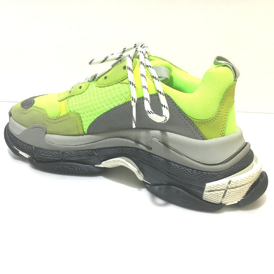 BALENCIAGA sneakers canvas multicolor dad shoes Triple S Trainer 2018ss Triple S shoes used processing mens 42 Used Authentic