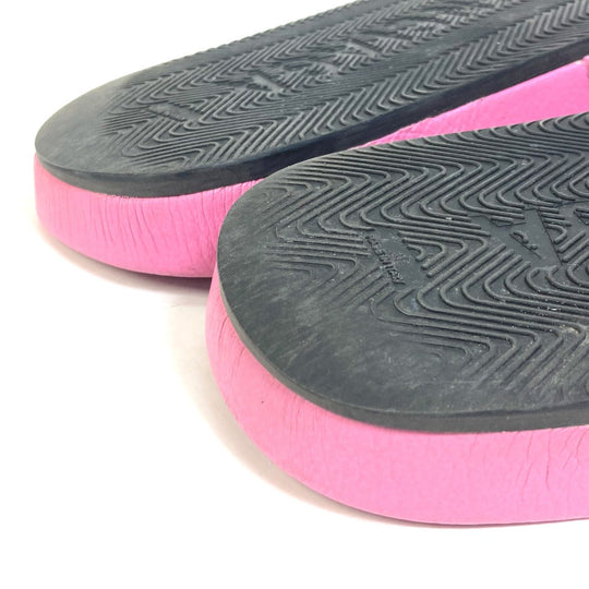 BALENCIAGA Sandals 517226 leather pink logo Women 38 Used Authentic
