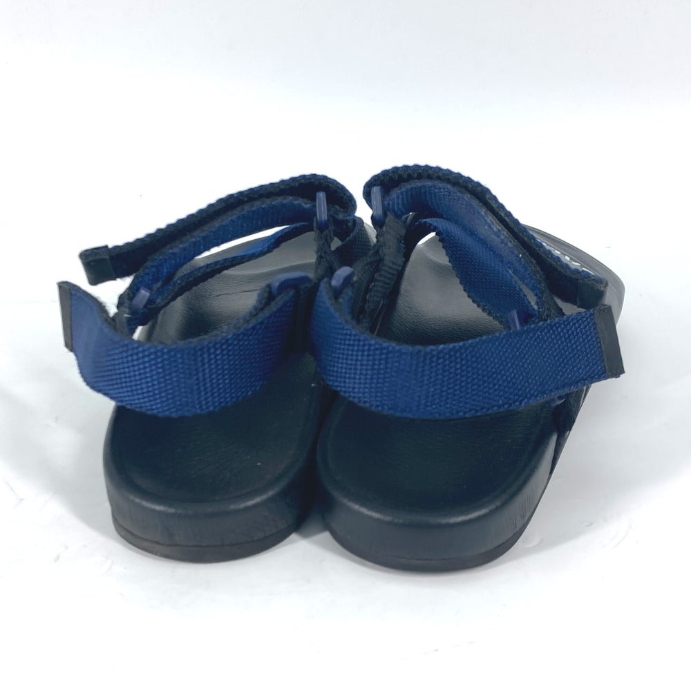 BALENCIAGA Sandals 506348 leather black Shoes shoes Velcro strap sandals mens 41 Used Authentic