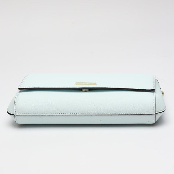Kate Spade Shoulder Bag leather light blue Handbag Crossbody 3WAY Women Used Authentic