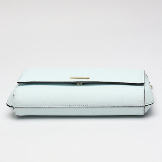 Kate Spade Shoulder Bag leather light blue Handbag Crossbody 3WAY Women Used Authentic