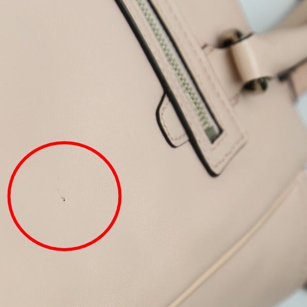 COACH Handbag leather pink Shoulder Bag Diagonal 2WAY Women Used Authentic