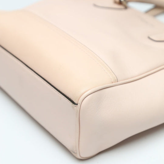 COACH Handbag leather pink Shoulder Bag Diagonal 2WAY Women Used Authentic