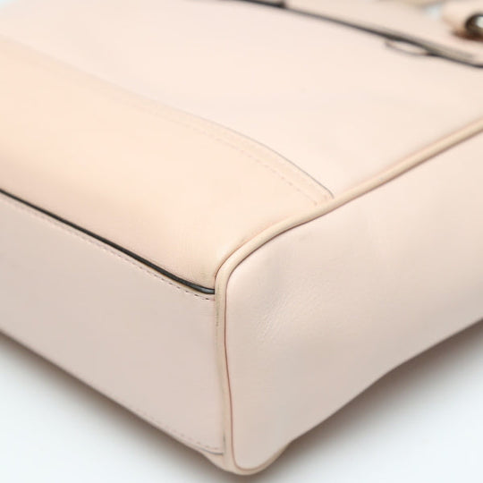 COACH Handbag leather pink Shoulder Bag Diagonal 2WAY Women Used Authentic