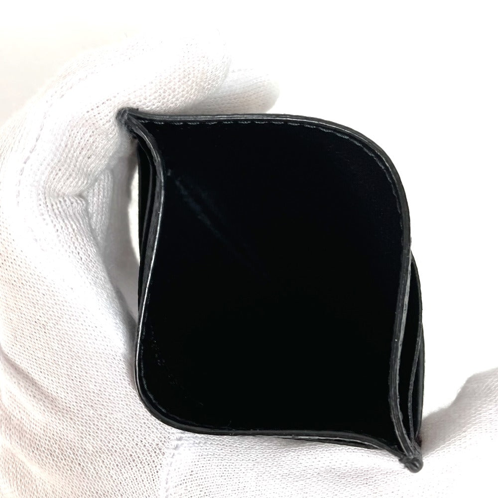BALENCIAGA Card Case 640109 leather black Neo classic Women Used Authentic
