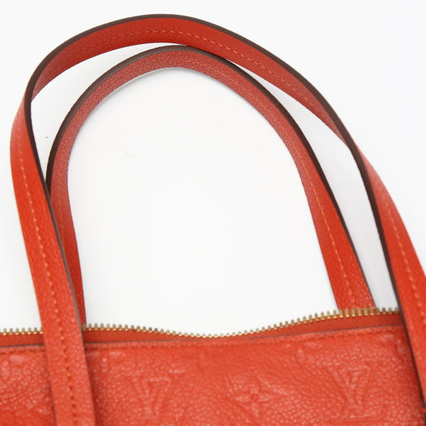 LOUIS VUITTON Tote Bag M50048 Monogram Ann Platt Red Bastille MM Monogram Unplant ABRICO Shoulder Bag Women Used Authentic