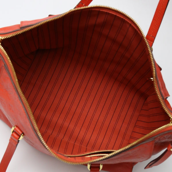 LOUIS VUITTON Tote Bag M50048 Monogram Ann Platt Red Bastille MM Monogram Unplant ABRICO Shoulder Bag Women Used Authentic