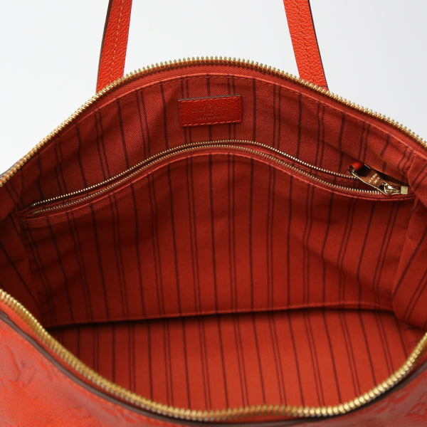 LOUIS VUITTON Tote Bag M50048 Monogram Ann Platt Red Bastille MM Monogram Unplant ABRICO Shoulder Bag Women Used Authentic