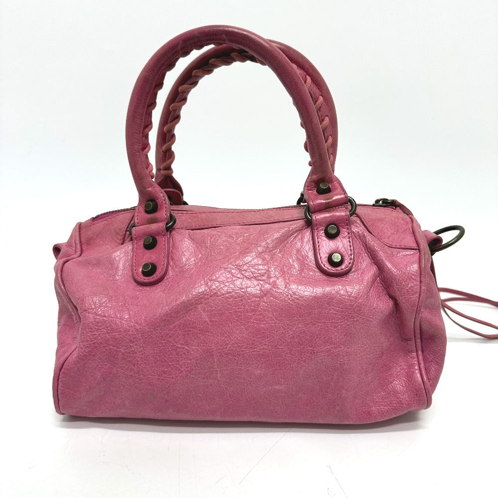 BALENCIAGA Handbag 232732 leather pink The Drum