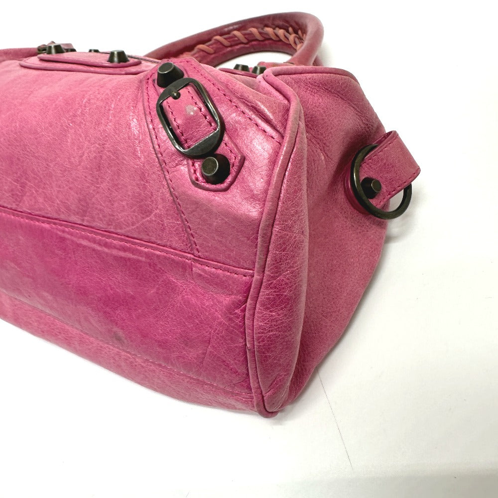 BALENCIAGA Handbag 232732 leather pink The Drum