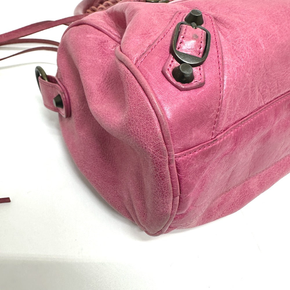 BALENCIAGA Handbag 232732 leather pink The Drum