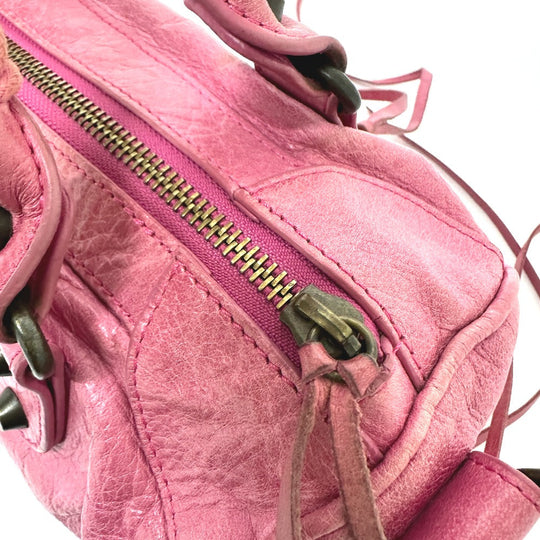 BALENCIAGA Handbag 232732 leather pink The Drum
