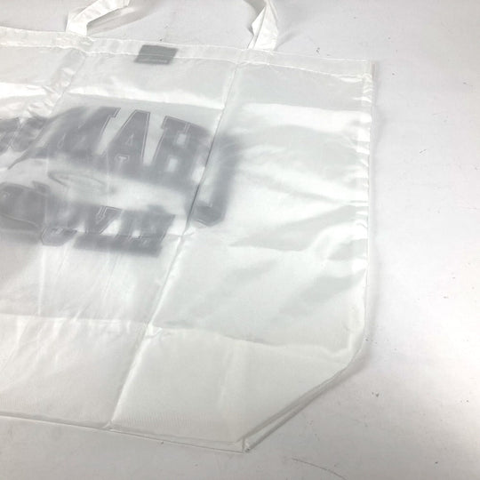 BALENCIAGA Shoulder Bag Nylon white logo eco bag unisex(Unisex) Used Authentic