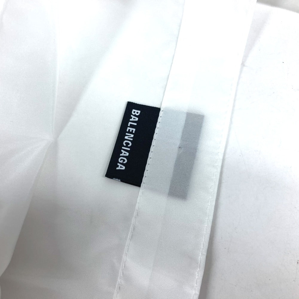 BALENCIAGA Shoulder Bag Nylon white logo eco bag unisex(Unisex) Used Authentic