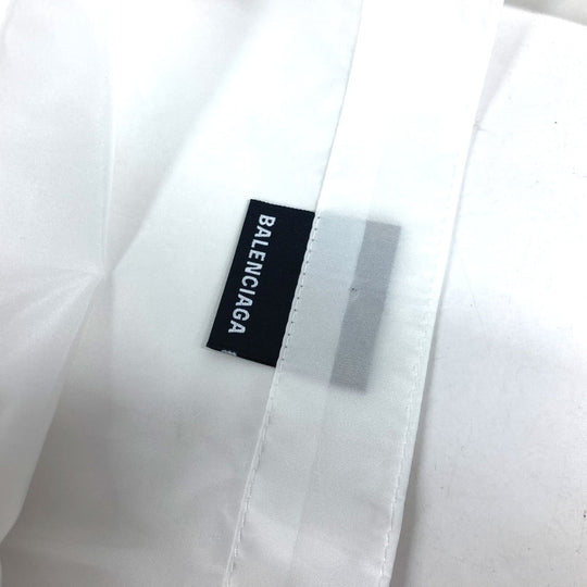BALENCIAGA Shoulder Bag Nylon white logo eco bag unisex(Unisex) Used Authentic
