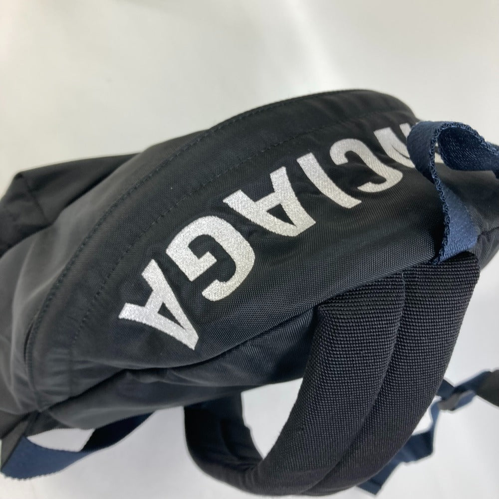 BALENCIAGA Backpack 565798 Nylon black Backpack Wheel Backpack S mens Used Authentic