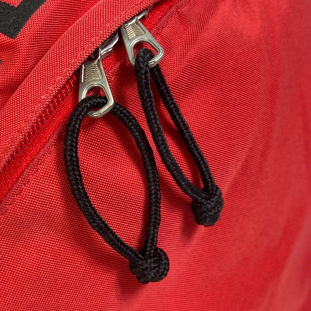BALENCIAGA Backpack 507460 Nylon Red Bicolor Bag Wheel logo mens Used Authentic