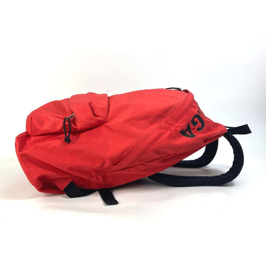 BALENCIAGA Backpack 507460 Nylon Red Bicolor Bag Wheel logo mens Used Authentic