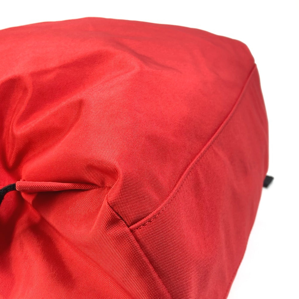 BALENCIAGA Backpack 507460 Nylon Red Bicolor Bag Wheel logo mens Used Authentic