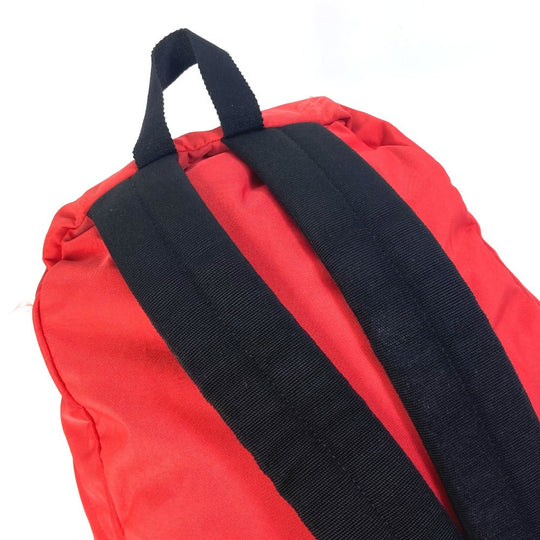 BALENCIAGA Backpack 507460 Nylon Red Bicolor Bag Wheel logo mens Used Authentic