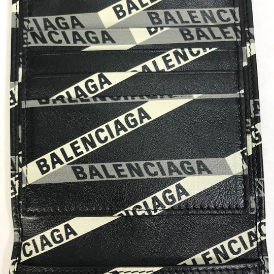 BALENCIAGA Shoulder Bag 541567 leather black Pouch Pochette Wallet Explorer Shoulder Wallet mens Used Authentic