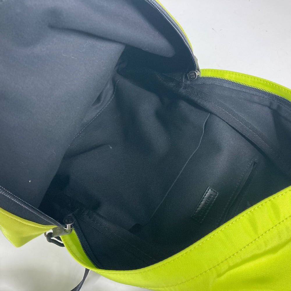 BALENCIAGA Backpack 558163 Nylon canvas yellow Explorer logo unisex(Unisex) Used Authentic