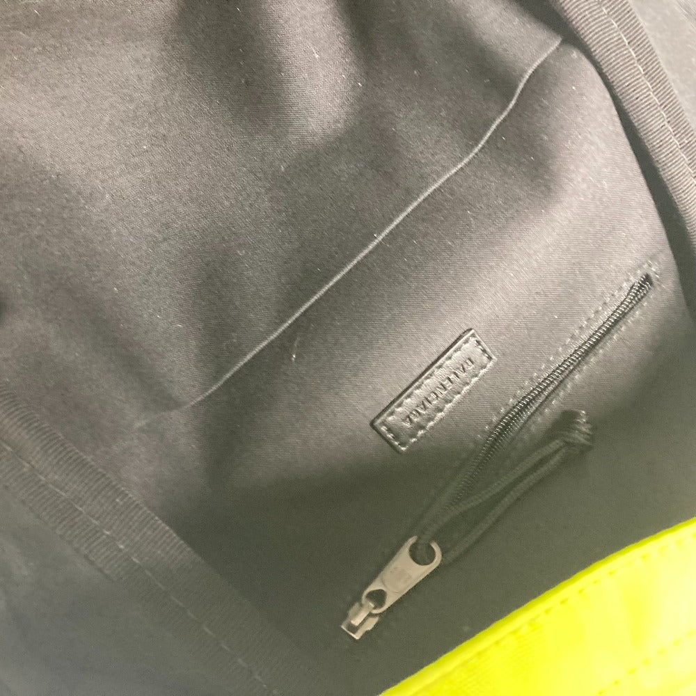 BALENCIAGA Backpack 558163 Nylon canvas yellow Explorer logo unisex(Unisex) Used Authentic