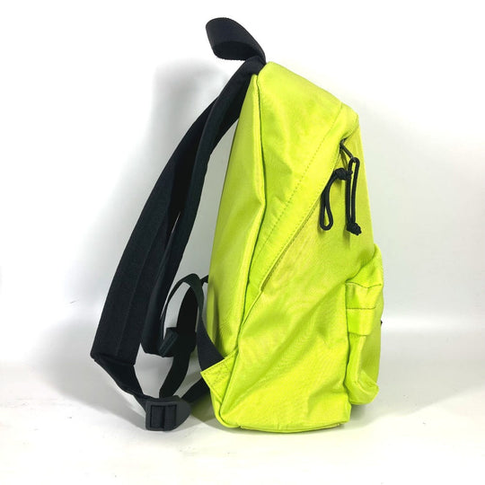 BALENCIAGA Backpack 558163 Nylon canvas yellow Explorer logo unisex(Unisex) Used Authentic