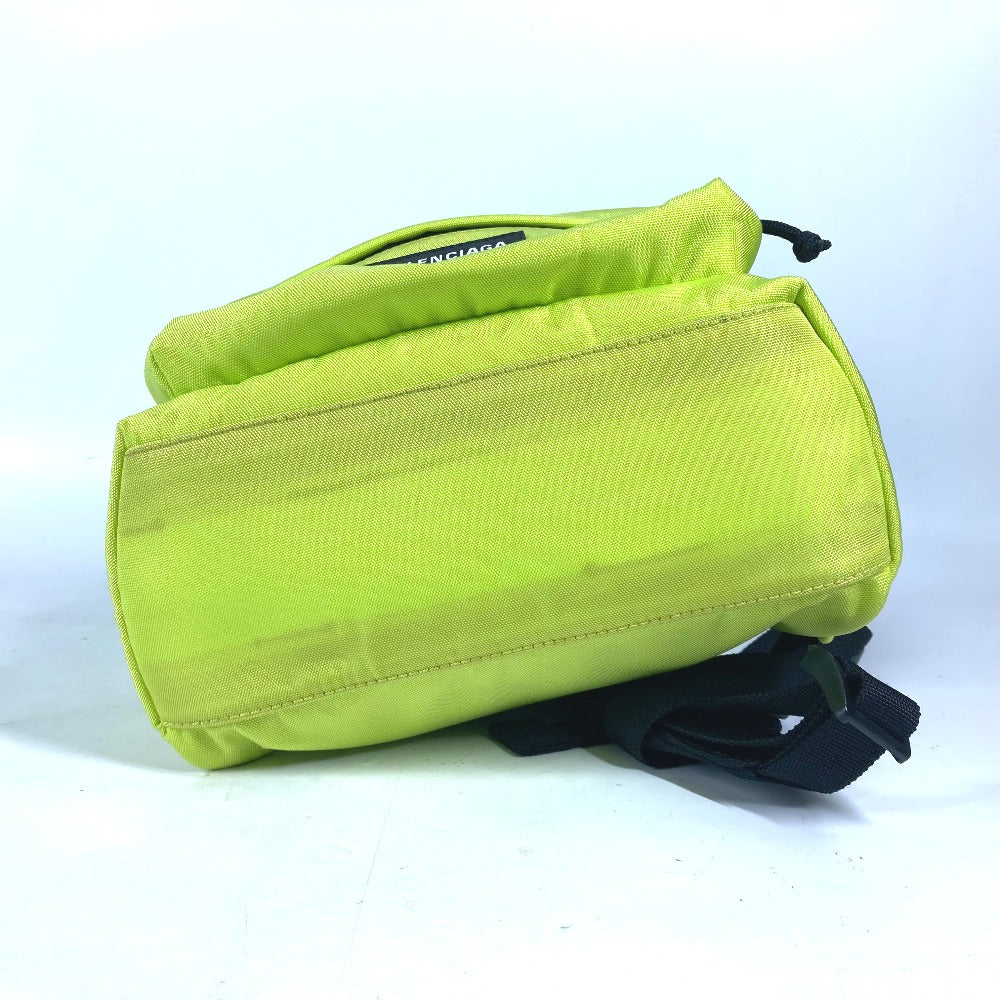 BALENCIAGA Backpack 558163 Nylon canvas yellow Explorer logo unisex(Unisex) Used Authentic