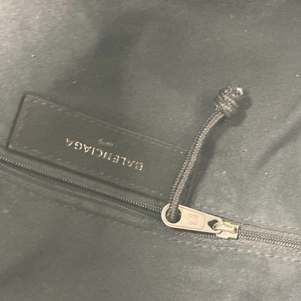 BALENCIAGA Backpack 503221 Nylon black Explorer logo Women Used Authentic