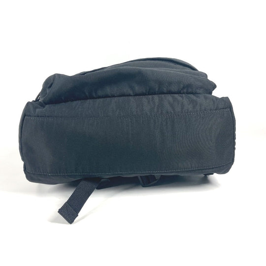 BALENCIAGA Backpack 503221 Nylon black Explorer logo Women Used Authentic