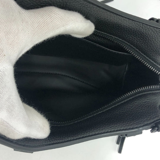 BALENCIAGA Handbag 632524 leather black Neo Classic City Mini Women Used Authentic