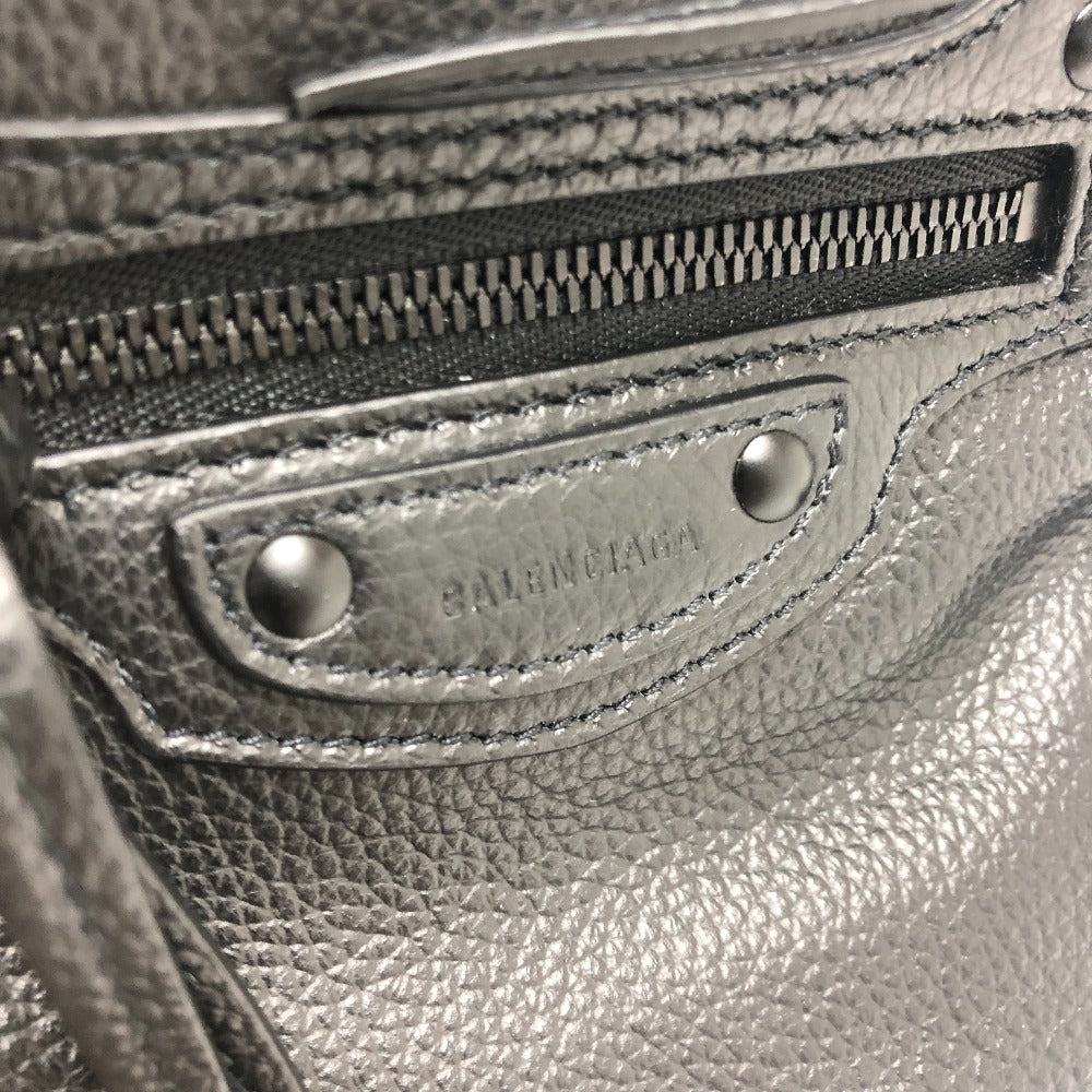 BALENCIAGA Handbag 632524 leather black Neo Classic City Mini Women Used Authentic